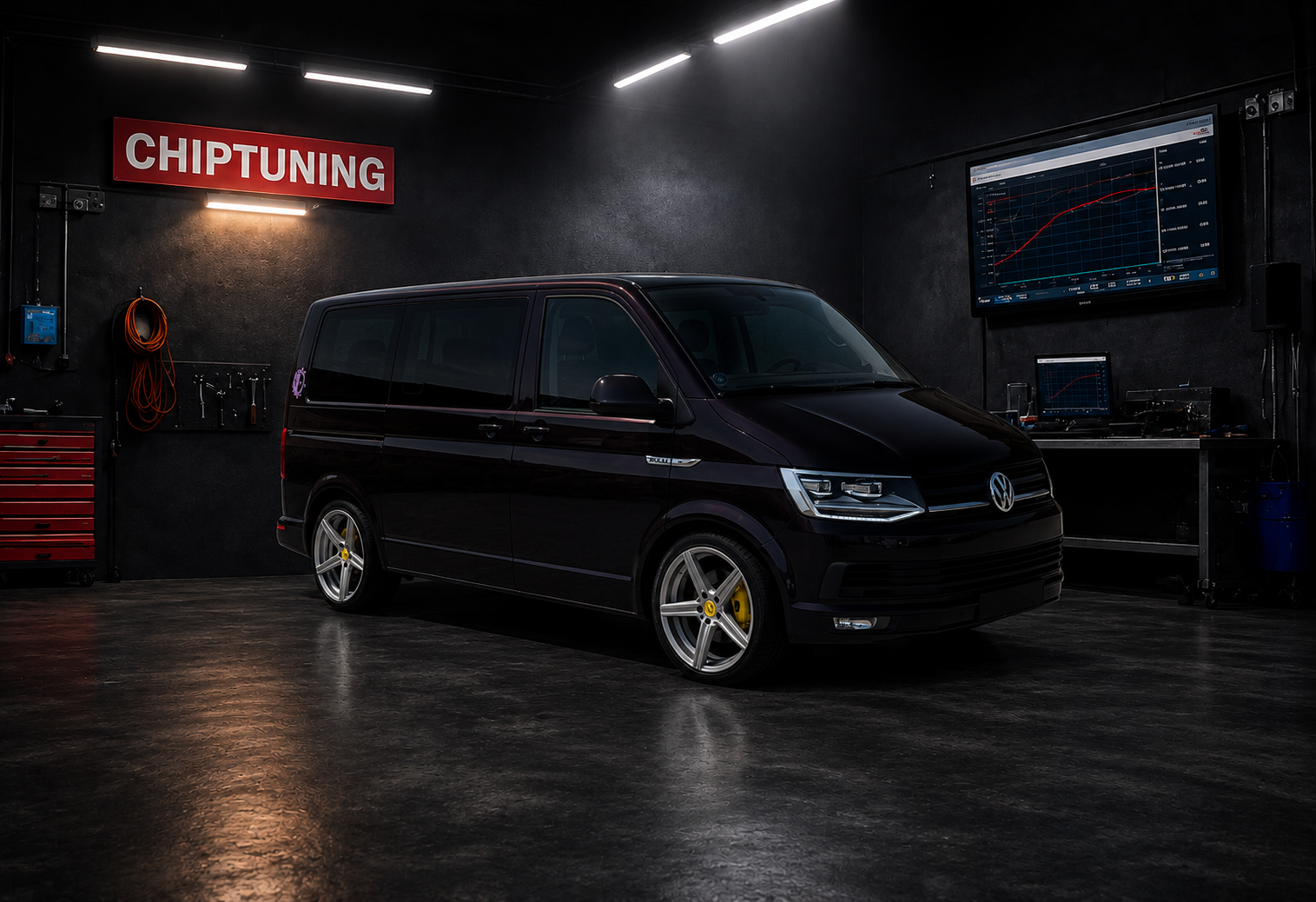 Volkswagen T6 2.0 TDI Stage 1 Referenz mit 150 PS Serie 177 PS und 430 Nm optimiert bei Chiptuning Bastorf